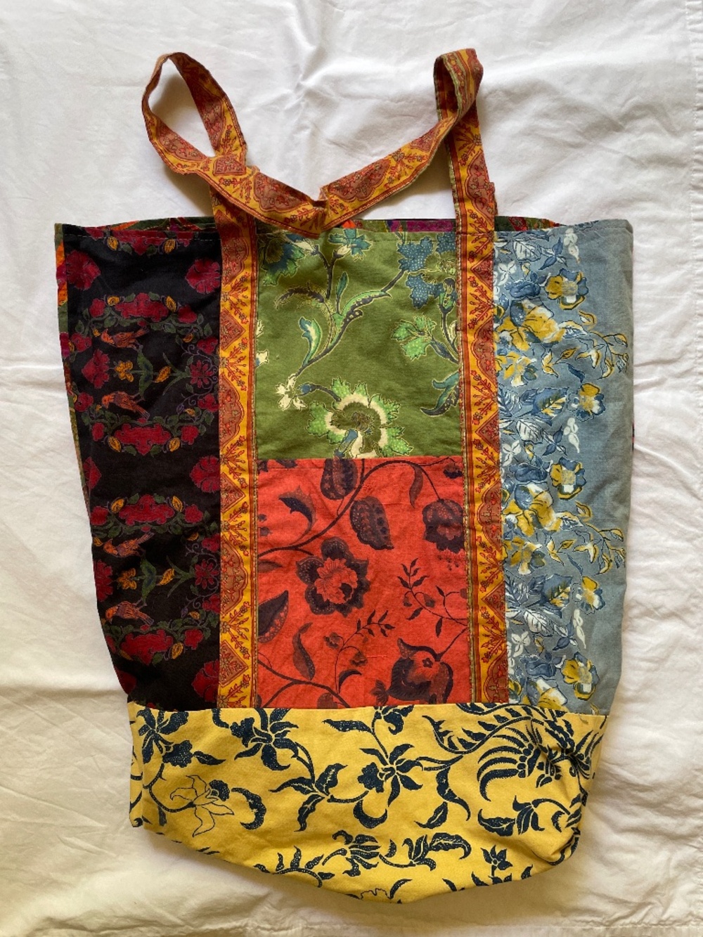 Colorful cloth yoga bag